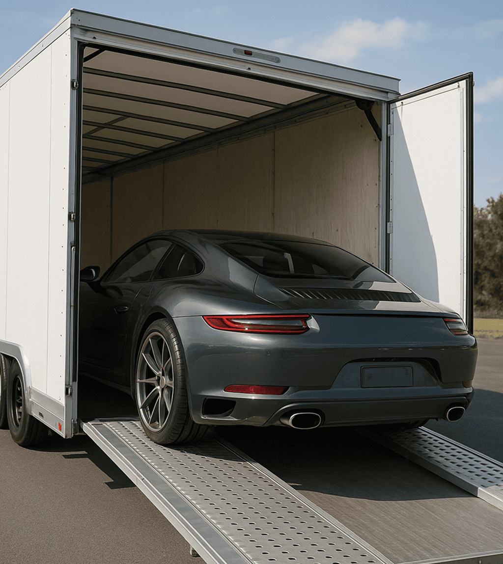 Haulin.ai website image - enclosed car 1