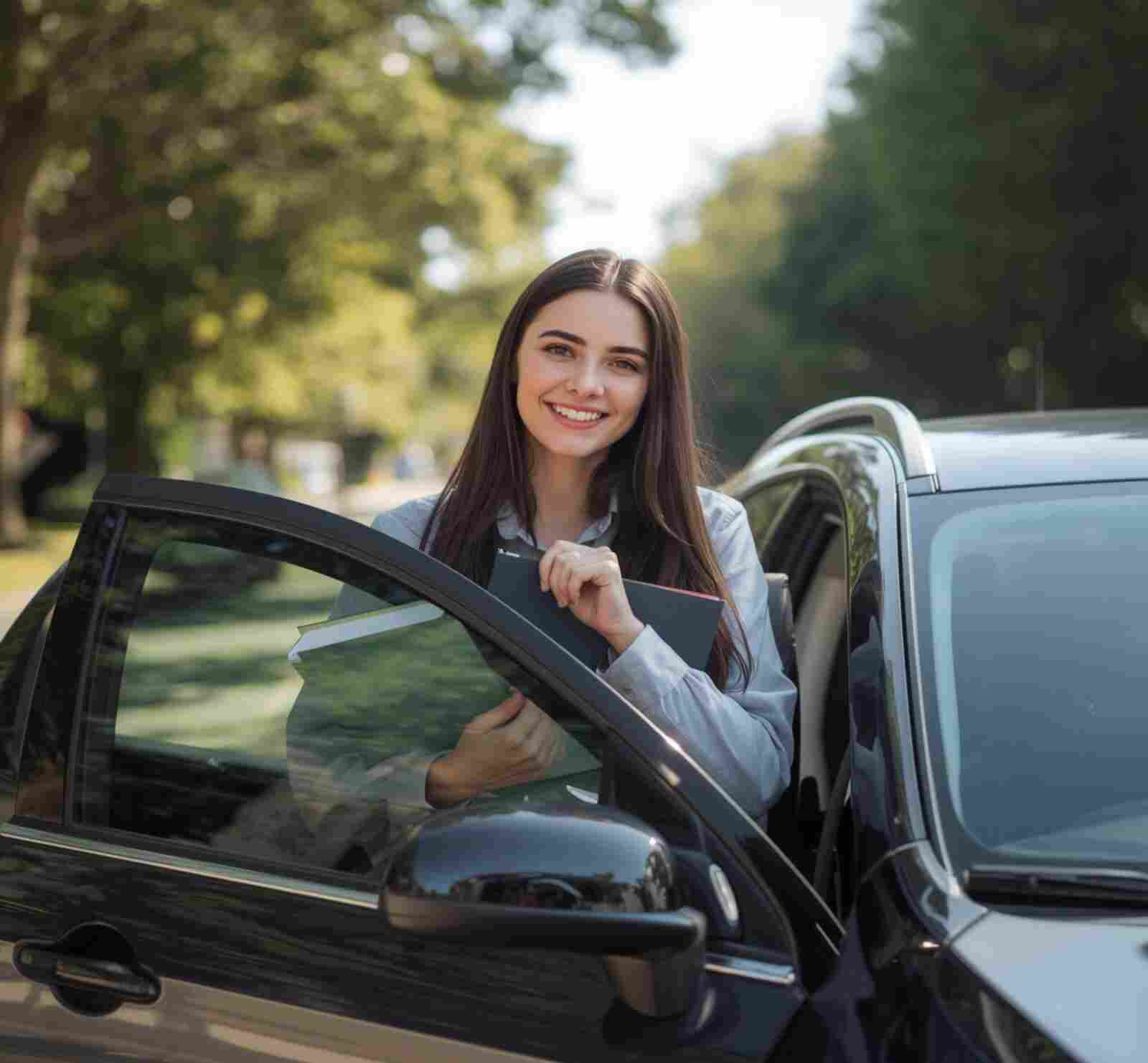 a college student shipping a car for internship