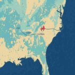 Alabama to California car shipping route map