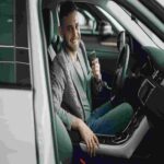 a man who has purchased car remotely
